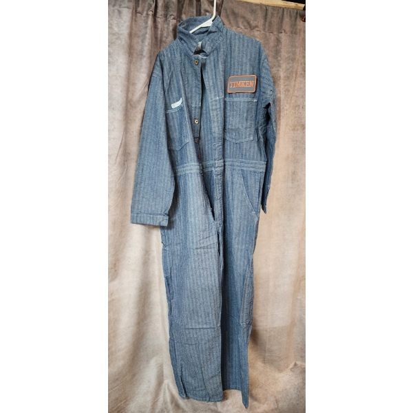 Vintage TIMKEN Universal Overalls Stone Cutter Work Coveralls 48