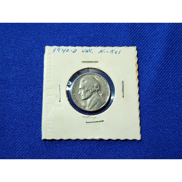 1940-D Uncirculated Jefferson Nickel 