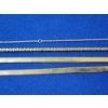 Image 5 : Gold-Plated Sterling Silver Jewelry: 3 Necklaces & 1 Bracelet - See Description! TW: 25g