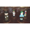 Image 2 : Set Of 6 Figural - Gold Embellished 6" Cordial Glasses As Shown - gently used unmarked