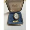 Image 1 : Theda 12K Gold Filled Brooch - 1/20-12K Genuine Cameo - 8.1 Grams
