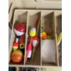 Image 4 : Plano Tackle Box - Fishing - with Fishing Lures- Bobbers & other items - pull out tray