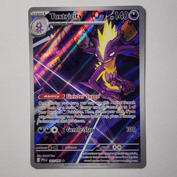 Toxtricity 103/094 Holo Rare Near Mint Pokemon Trading Card