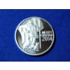 Image 1 : 2014 Merry Christmas Santa Dog and Cat Silver Round - 1 Troy oz .999 Fine Silver 