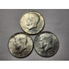 Image 1 : Three 40% Silver Kennedy Half Dollars - $1.50 Face Value