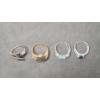 Image 5 : Assorted Sterling Silver Women's Rings - Weight: 21.6g