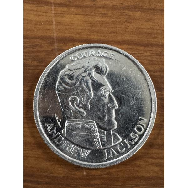 Andrew Jackson Liberty Lobby 1/2 Troy Ounce .999 Fine Silver Coin - Mint Condition