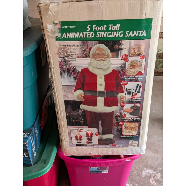 Nutcrackers, Fiberoptic Trees, 5' Santa & More