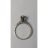 Image 4 : 14K White Gold Cluster Ring - Size 7.5 - Weight: 2.7g