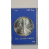 Image 2 : United States 1995 1 Troy Ounce .999 Fine Silver American Eagle In Small Display Case