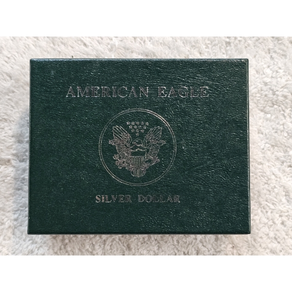 1992 Silver American Eagle Proof - 1 oz .999 Fine Silver