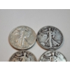 Image 2 : (4) 90% Silver Walking Liberty Half Dollars Face Value $2.00