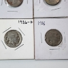 Image 4 : Six Assorted United States Nickels: Buffalo & "V" Nickels - Face Value: $0.30