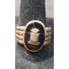 Image 6 : Gold Filled & Gold Plated Brooches, Rings, Pins & Earrings - See Photos For Ring Size