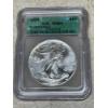 Image 1 : ICG - MS64 1994 Silver Eagle - .999 Silver - Pure Silver - Encapsulated - FV $1.00 