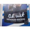 Image 2 : DESHAUN WATSON 2017 Panini Donruss Rated Rookie Autograph Card #345 - Mint Condition
