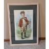 Image 1 : Louisville Home Pickup - Framed Art Print Of Boy Golfer - 21 W x 29 T - See Pics