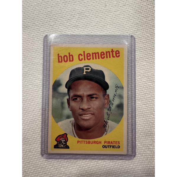 1959 Roberto Clemente Topps Baseball Card #478 - High Grade