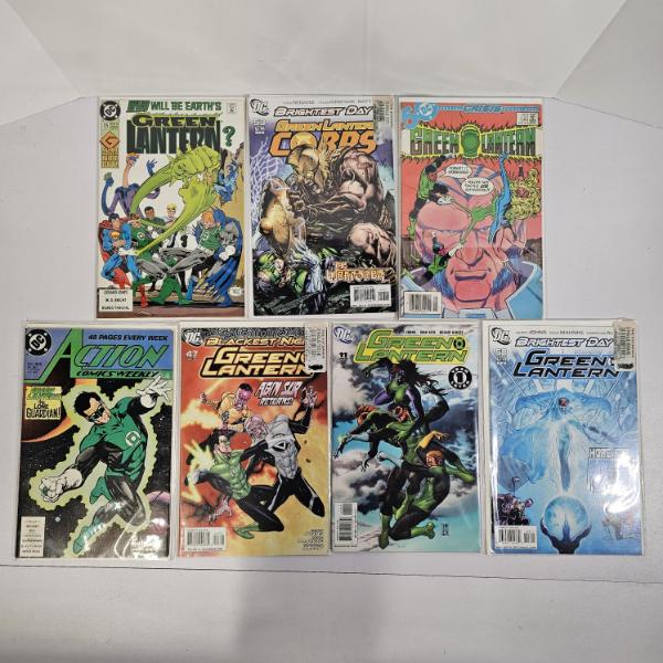 DC Lot of 7 Green Lantern Comic Books