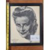 Image 7 : Framed Katharine Hepburn Print With Autographed Notecard - Great Display Piece!