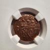 Image 2 : NGC Genuine 1837 V N.E. Indies Cent Recovered from The Krakatoa Hoard ~ Historic Volcanic Eruption! 