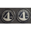 Image 1 : Set of 2 Hecla Mining Company 1985 Silver Rounds - 1 Troy Oz - .999 Silver