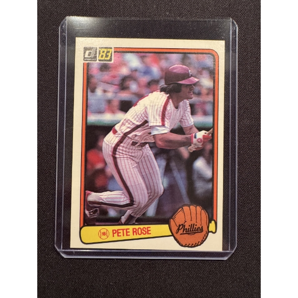 1983 Donruss Pete Rose Baseball Card - Great Card