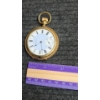 Image 5 : Size 18 Perfection Hunter Case Gold Filled Pocket Watch. **Front Cover Is Broken Off**