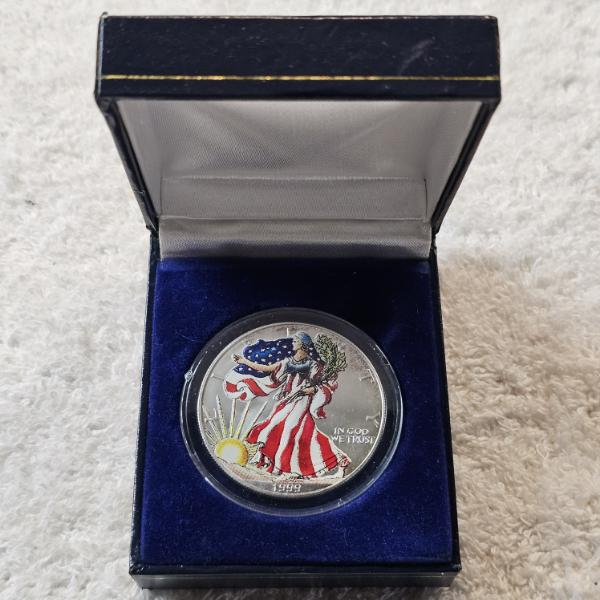 1999 American Eagle One-Troy-Ounce .9999 Fine Silver Coin