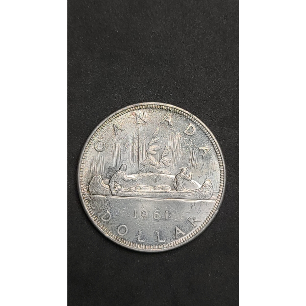 1961 Canadian 80% Silver "Voyageur" Dollar

Fineness: 0.8000
ASW: 