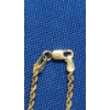 Image 6 : 10K Yellow Gold 20" Twisted Rope Necklace - Weight: 2.3g
