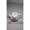 Image 4 : Vintage Ellgreave Wood & Sons England Floral Genuine Ironstone Teapot With Gold Trim