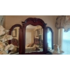 Image 6 : Mahongany Matching Laadies Dresser, With Tri-Section Folding Sides Mirror. Excellent 