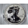 Image 2 : 2021-W American Silver Eagle - 1 oz .999 Fine Silver - PCGS REV. PR 70 Type 1 Designer Edition FDOI
