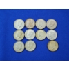Image 1 : 11 Kennedy Half Dollars: 1966-1969 40% Silver Coins