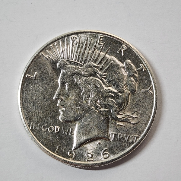 United States 1926-S Silver Peace Dollar - 90% U.S. Silver Coin