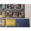 Image 8 : x5 Assorted Classic County Artists $100 24K Gold Plated Banknotes Set w/ CoA