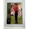 Image 1 : 2001 Upper Deck Tiger Woods Rookie Golf Card In Protective Holder - High Grade - Mint Condition