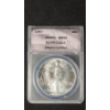 Image 1 : ANACS 1987 MS69 1 oz 999 Fine Silver American Eagle