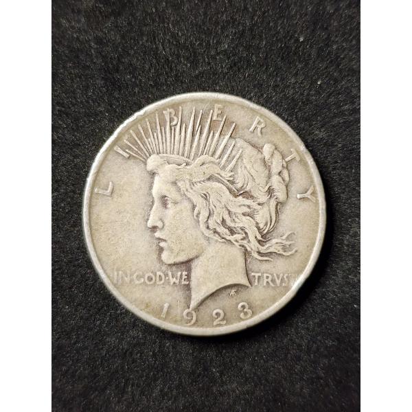 1923 Silver Peace Dollar - 90% Silver Coin