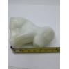 Image 5 : URANIUM Adorable Degenhart Glass Dog Figurine  - White with Fawn - ~2.5 inches ~ BRILLIANT GLOW!