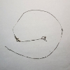 Image 1 : 14K White Gold Chain, Broken - Total Weight: 0.8g