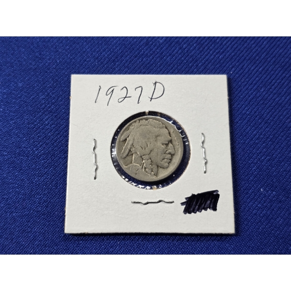 1927-D Indian Head Buffalo Nickel