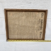 Image 13 : Two Framed Newspaper Articles & Cut Outs ~ London The Times Weekly Edition & Till The End of Time