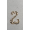 Image 1 : Elegant 14K Gold Jane Seymour Open Hearts Pendant With Diamonds - Weight: 2.5g