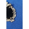 Image 9 : Beautiful Sterling Silver Cameo Jewelry Set Including Earrings, Necklace & Ring - TW: 20.2g