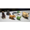 Image 1 : Animal Group- Including Wood Carved Dog & Pig, And Jade Elephant 