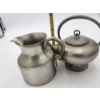 Image 7 : Assorted Vintage Pewter Pieces: Teapot, Mug, Dish Approx. ~ 5.8lbs Total 