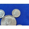 Image 3 : $1.00 Face Value in 90% Silver U.S. Kenney Half Dollar and Roosevelt Dimes