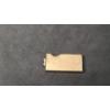 Image 4 : Gold Filled Eaton Keychain With Blue Stone 